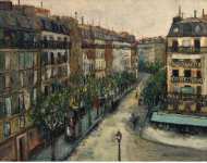 Utrillo Maurice Rue Custine a Monmartre - Hermitage